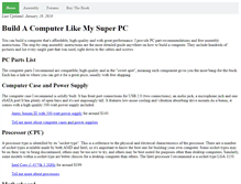 Tablet Screenshot of mysuperpc.com